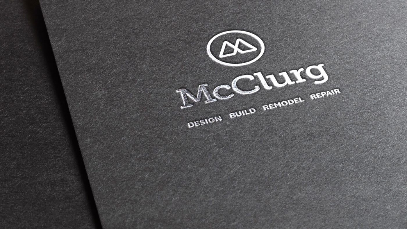 McClurg foil stamped logo