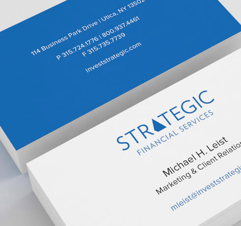 Strategic close cop business cards
