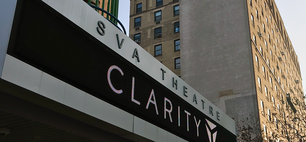 SVA Theater - Clarity Marquee
