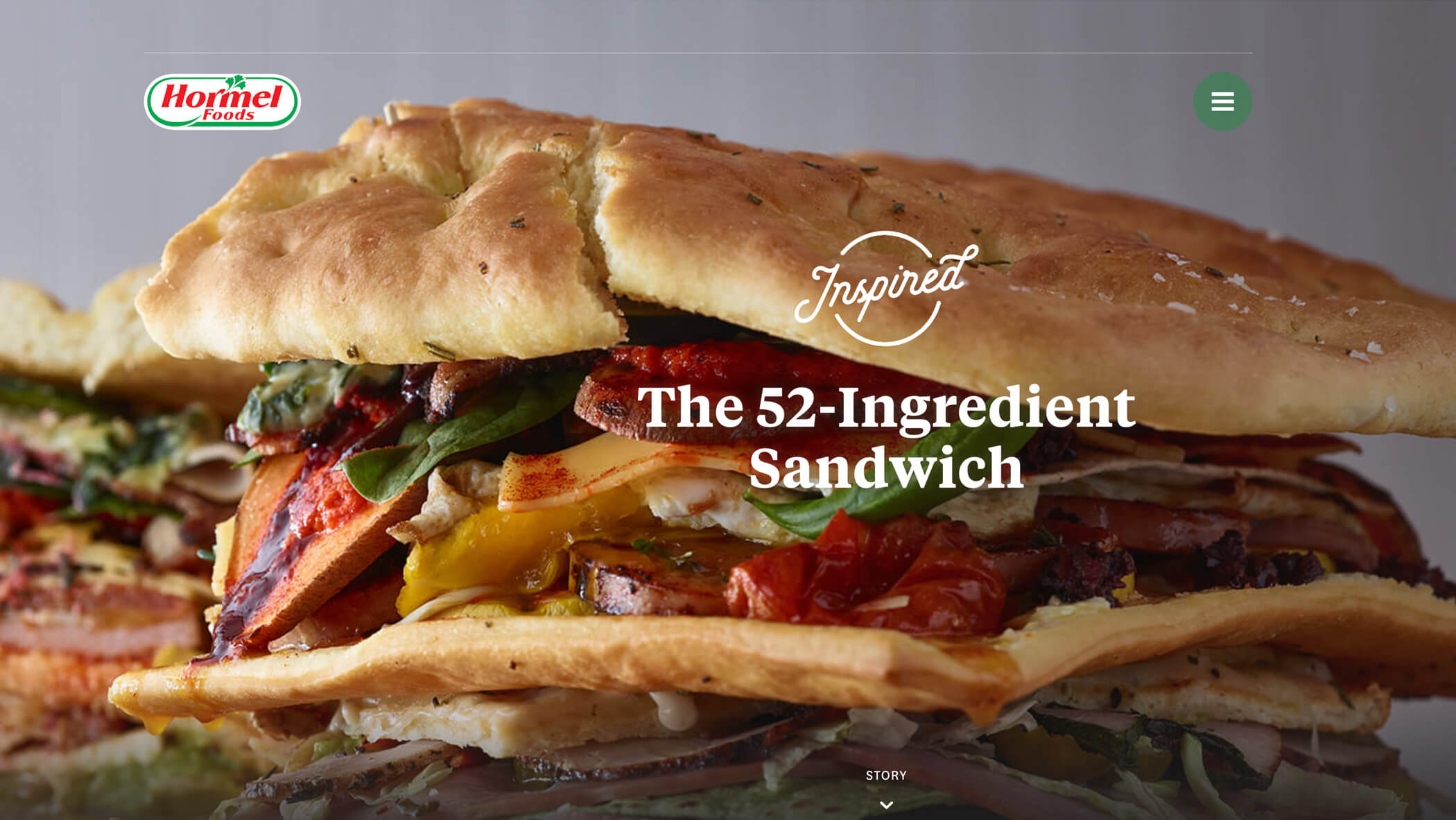 the 52-ingredient sandwich