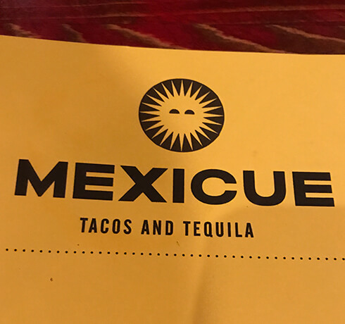 Menu Mexicue NYC